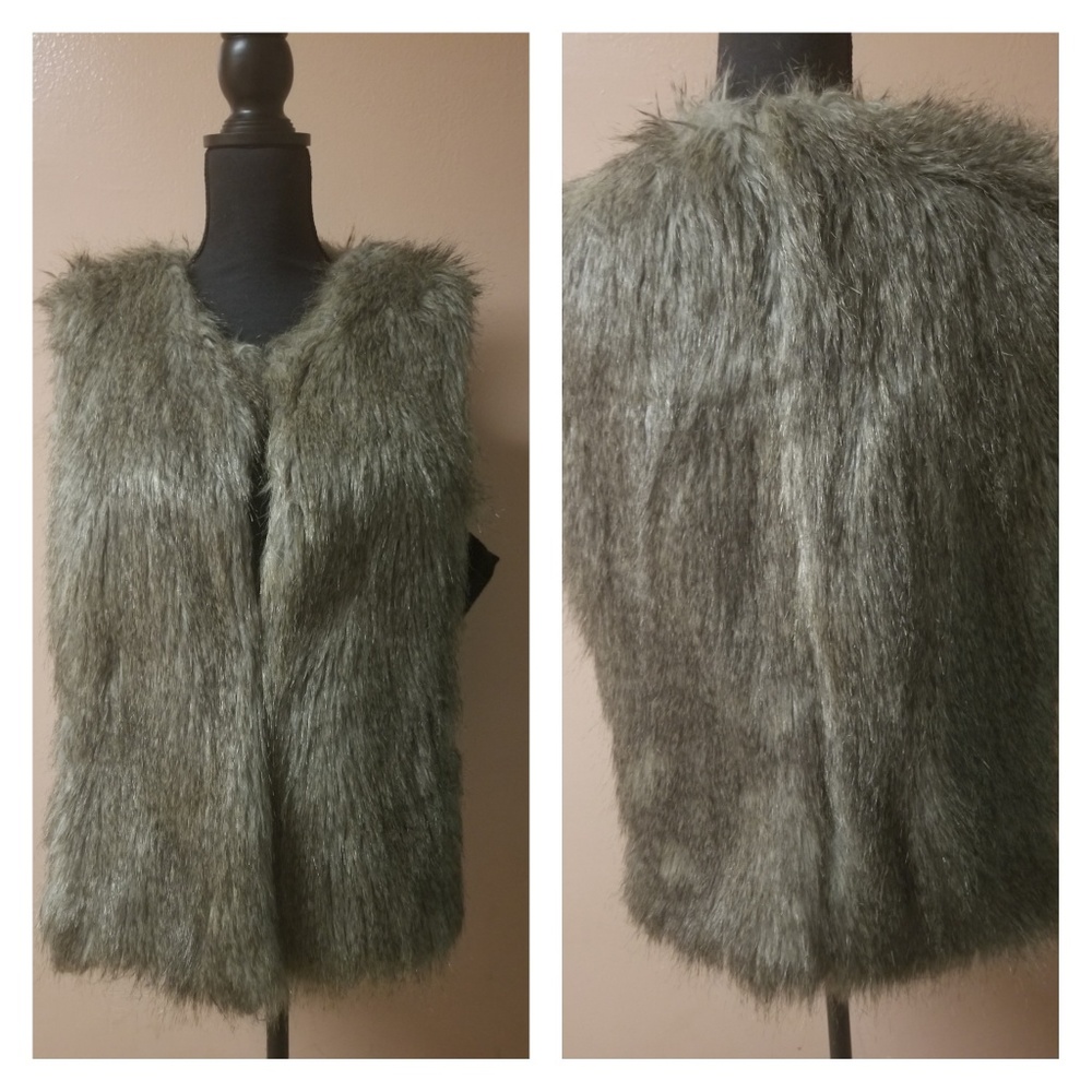 Style & Co. Faux Fur Vest